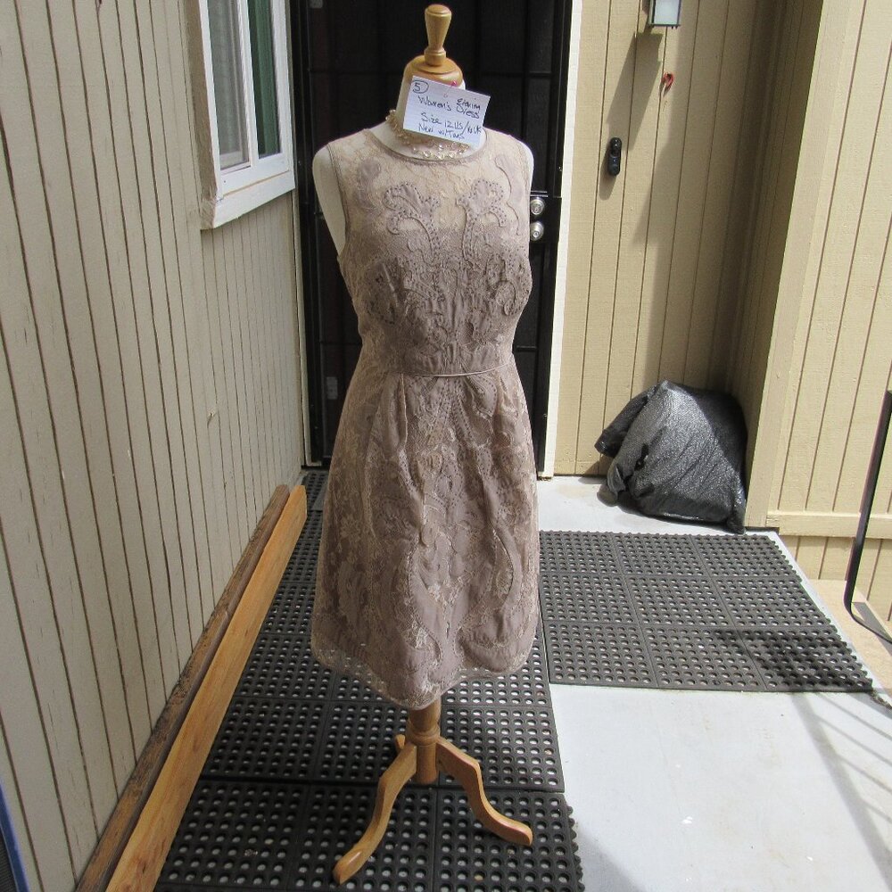 #5  NEW WOMEN'S FULLY LACED DRESS  BY  MONSOON   (SIZE 12 US / 16UK)